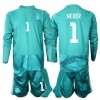 Tyskland Manuel Neuer #1 Keeper Hjemmedraktsett Barn VM 2026 Langermet (+ korte bukser)